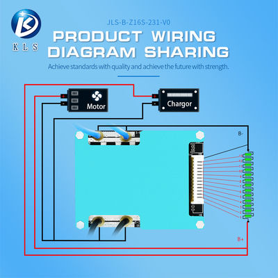 Lifepo4 Active Balancer BMS Board 6s-10s 20a-60a & 20v-60v For E-Bike Power Solution