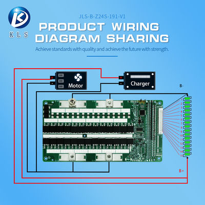 KLS 6-19S BMS For Lithium Iron Phosphate Battery 120A For Electric Vehicle EV