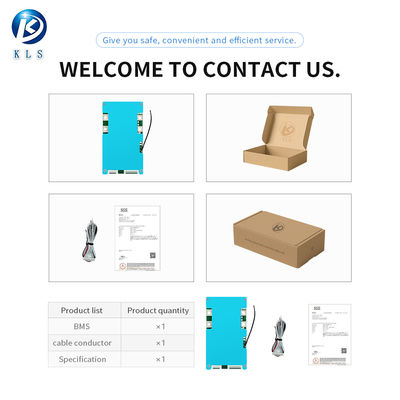 KLS Factory stocks BMS 8S 24V 80A battery Lifepo4 with balance and temperature control