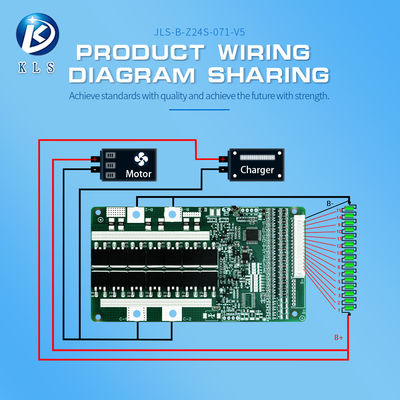 KLS hardware balance BMS Li-ion lifepo4 battery 10A 20A 30A 40A  6S 7S 8S 9S lifepo4 bms system with NTC