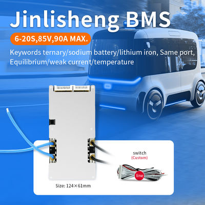 Lifepo4 Battery BMS For E-Bike 3.2v 9S-13S 30A-90A Battery Management System