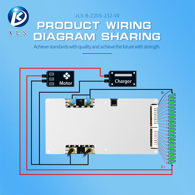 Lifepo4 Battery BMS For E-Bike 3.2v 9S-13S 30A-90A Battery Management System