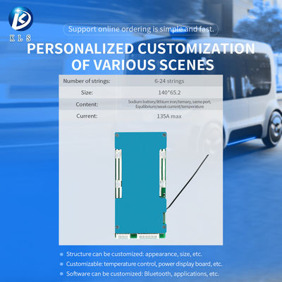 KLS Battery Motorcycle BMS: Tailored for Li-ion, 21S - 24S with 110A - 135A - Optimize Your Lithium Battery Performance