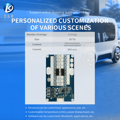 KLS 3s 10a Bms with 20a, 12v, 80A: Power Tool Factory Produced Bms Common Port Lifepo4 Battery Management Systems