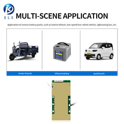 KLS Microelectronics BMS: 54V 70A, 4S - 7S for E-bike, Solar Storage, EV & RV - Lithium Ion Battery Pack with Balance Function
