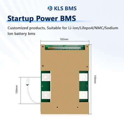 8S-24S 60A-100A Bms Board With 600A-1200A Peak Current For Lifepo4 Li-Ion Lto Battery
