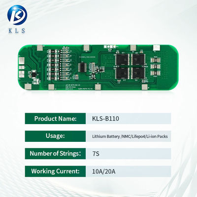 7S 24V 10A/20A Lithium Battery Protection BMS Board For E Bike And Power Tools