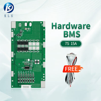 7S 24V 10A/15A Li-ion 18650 Battery Charge BMS Board with Balance Function