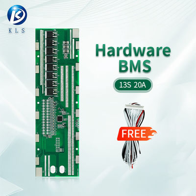 13S 20A Lithium Battery Management System BMS Board With Temperature Protection