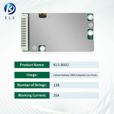 13S 20A 48V BMS Board With Temp Sensor For E-Bike Li-Ion Battery Circuit Protection