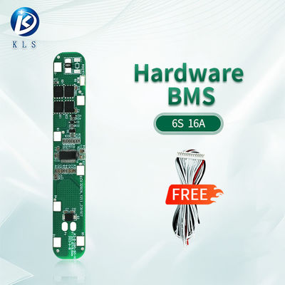 OEM ODM 6S 16A Lithium Battery BMS Board for E-Tools / Solar Battery