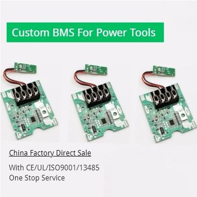 Custom Li-ion Battery Circuit BMS Board For Power Tool with HASL Lead Free Surface Finishing