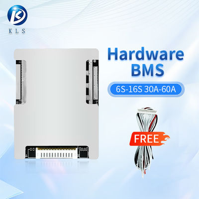 Lithium Ion NMC LifePO4 Bms Board 6s-16s 30A 40A 50A 60A Battery Management System