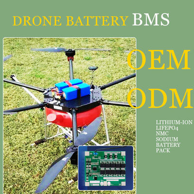 Custom Smart 1S-10S Battery Management System for Drone Battery Packs with 3S 5A-40A and 2 Layer PCB